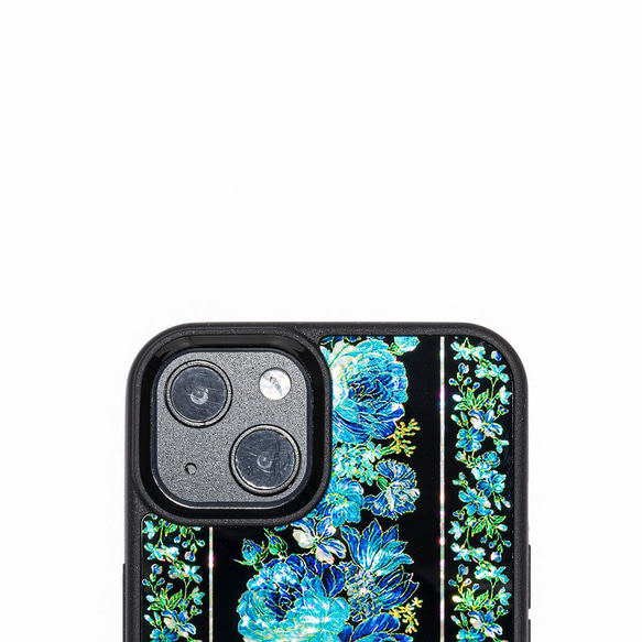 天然貝 螺鈿アート【iPhone/Galaxy対応】 ローズヘブン ｜ハイクオリティ スマホケース・マグセーフ 変更対応 4枚目の画像