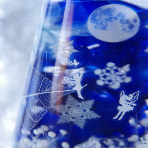 作りたて！再販4】妖精の森 雪降る夜の森 まるでスノードームの