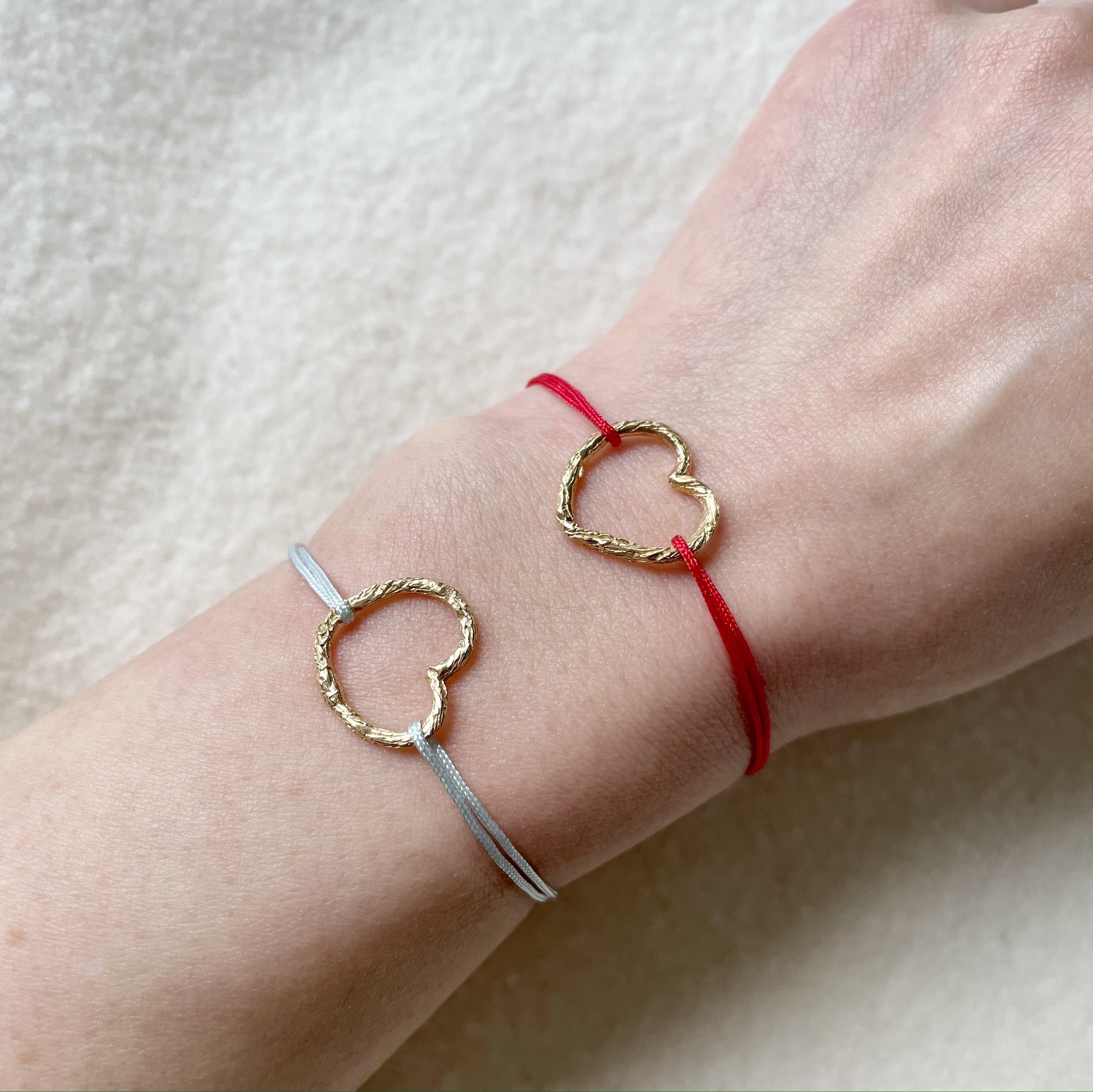 ハートのコードブレスレット（ライン）