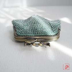 Ba-ba handmade Beads crochet pouch No.1628 第2張的照片