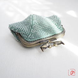 Ba-ba handmade Beads crochet pouch No.1628 第3張的照片