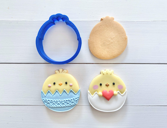 イースターエッグひよこクッキー型・クッキーカッター クッキー型