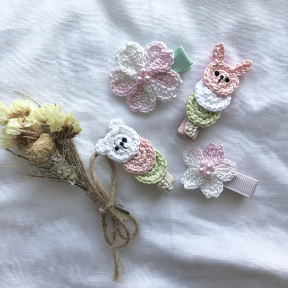 ⓝⓔⓦ【ふわもこねこ】ベビーヘアクリップ　キッズヘアクリップ　ヘアゴム ❁ぽこぽこクリップ❁ ベビーヘアピン ベビーヘアクリップ