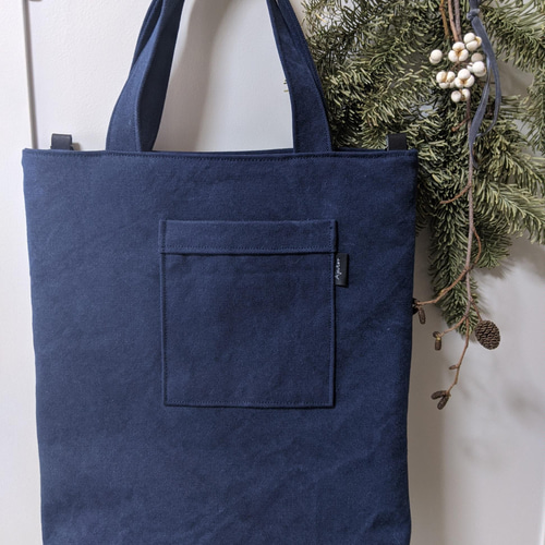 ミナペルホネン・シンフォニーBag【symphony/navy】ネイビー