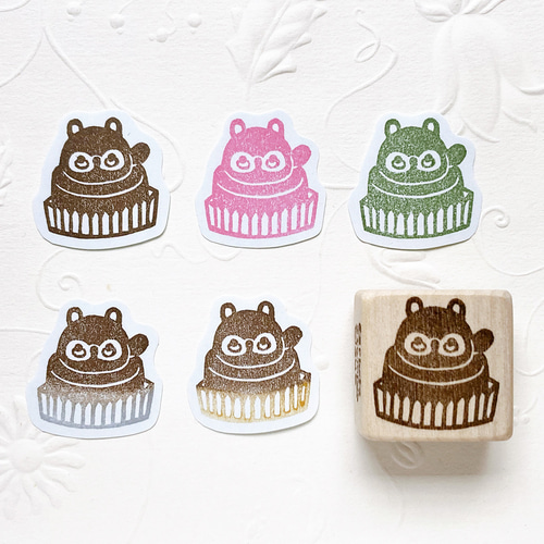 消しゴムはんこNo.138  カップケーキ 消しゴムはんこNo.138 カップケーキ 消しゴムはんこNo.138 カップケーキ