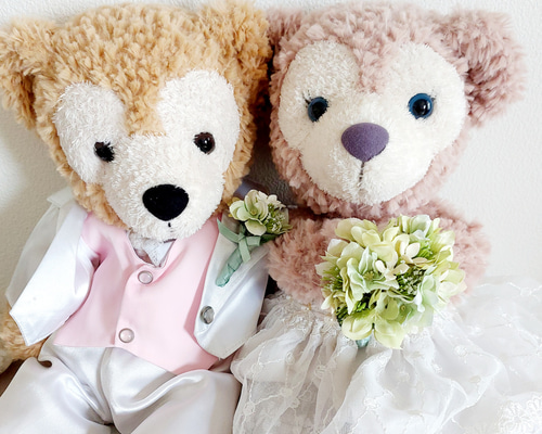 ウェルカムドール用♡ブーケ&ブートニア(グリーン) その他オーダー