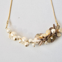 革《Gold》 LetherJewel Necklace 5枚目の画像