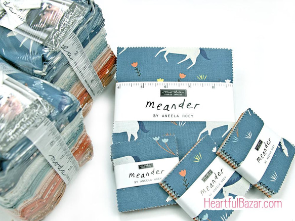 USAコットン moda charmpack 42枚セット meander 5枚目の画像