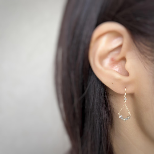 ジルコンのシャンデリアピアス ジルコンのシャンデリアピアス ピアス
