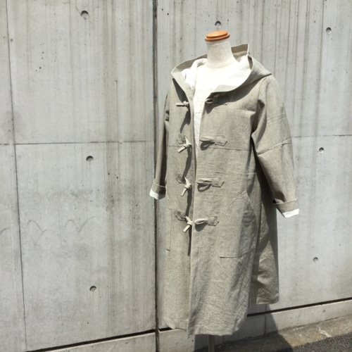 ベージュ ダッフルコート Mサイズ AKM ダッフルコート Mサイズ