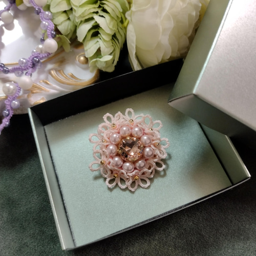 さくら桜のブローチ ブローチ s.rururu6&7 通販｜Creema(クリーマ 