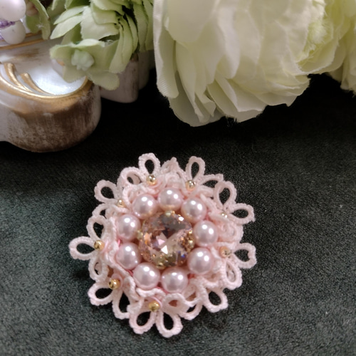 さくら桜のブローチ ブローチ s.rururu6&7 通販｜Creema(クリーマ 