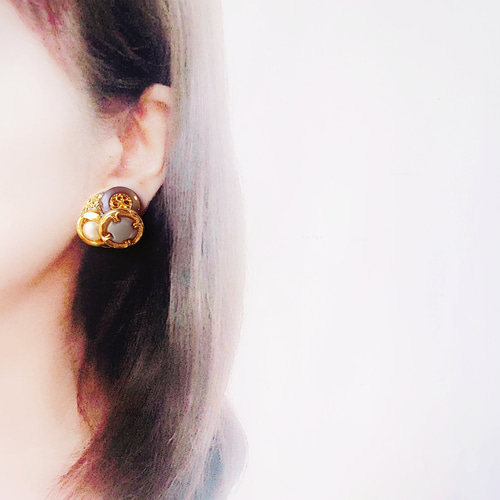 送料無料・2way】おとなの可愛めゴージャス♡vintage lion  