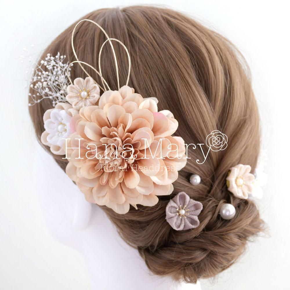 つまみ細工　成人式 髪飾り 卒業式