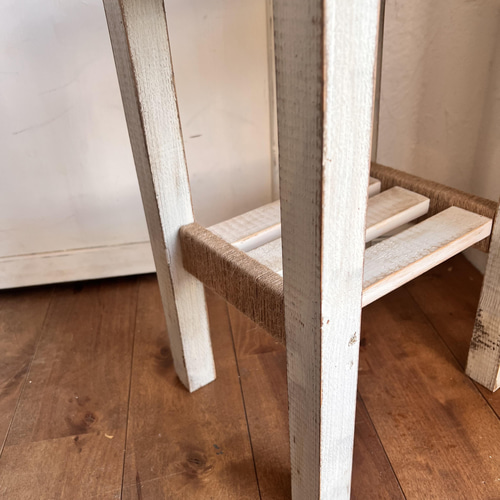 ハンドメイド サイドテーブル シャビーシックインテリア アンティーク