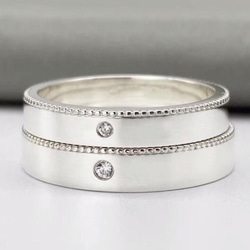 ✨NEW✨ペア　リング【セット】 結婚　指輪　S 925 シルバー　受注製作　リング　カップル 1枚目の画像