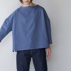 big basque shirt/china blue 1枚目の画像