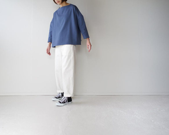 big basque shirt/china blue 8枚目の画像