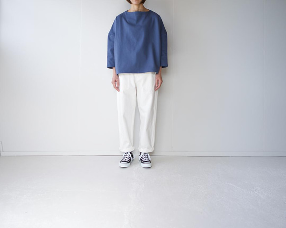 big basque shirt/china blue 5枚目の画像