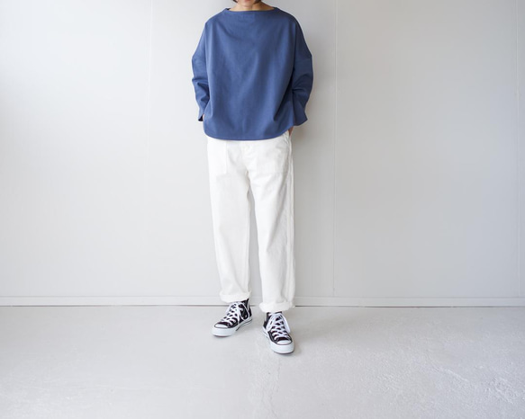 big basque shirt/china blue 10枚目の画像