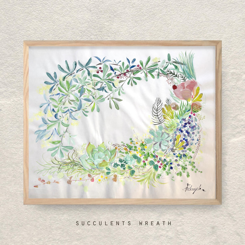 ふわりと どこまでも 【原画/F3キャンバス】 絵画 インテリアアート