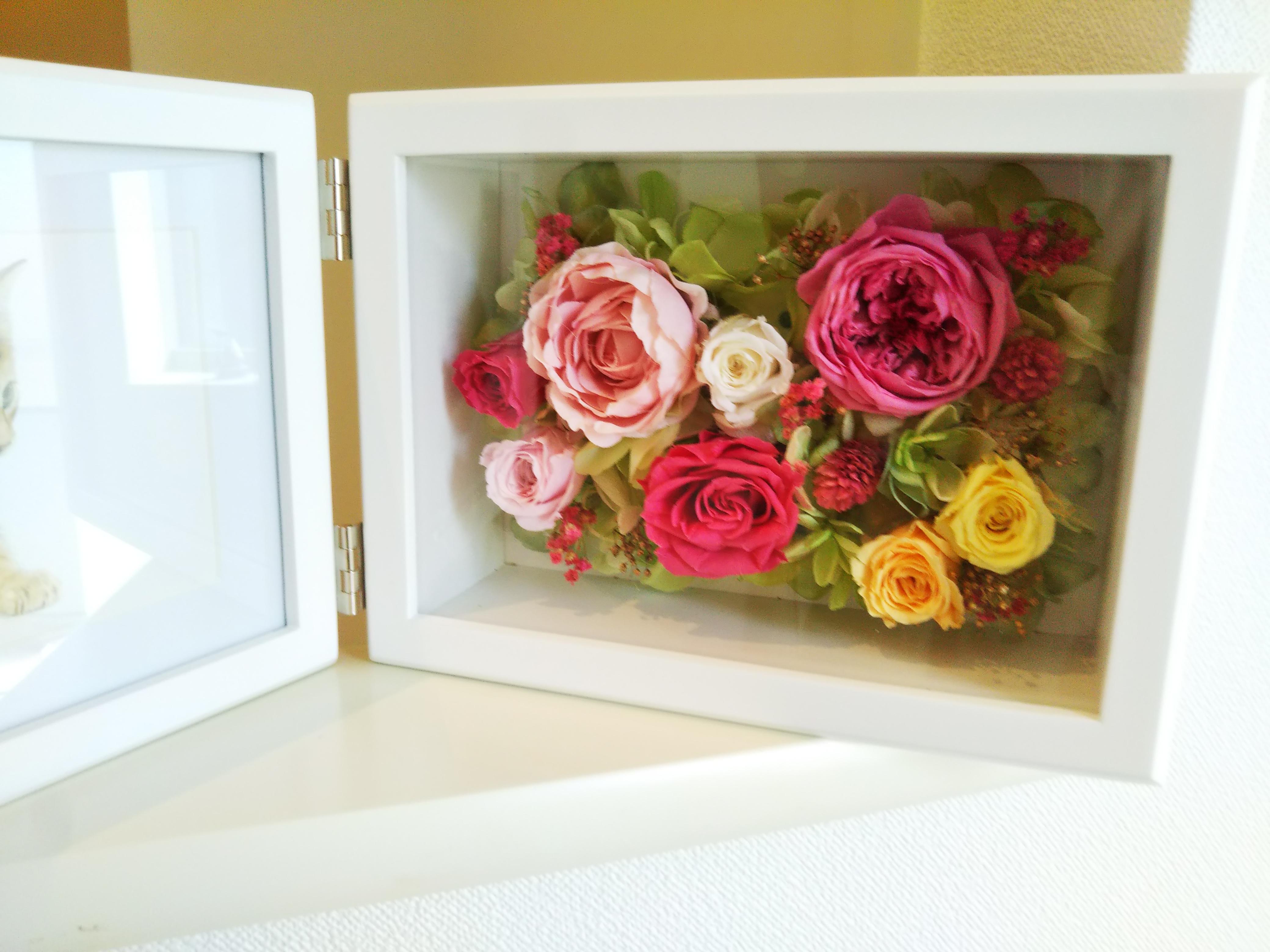 【受注製作】ハガキサイズ春色のフォトフレーム