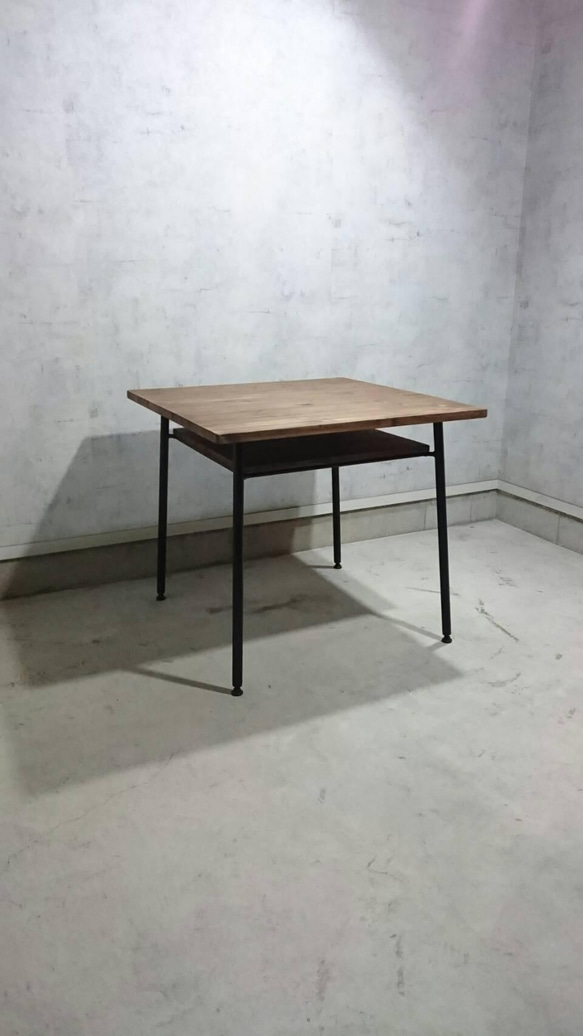 Iron Wood SquareTable VD-202     送料無料(沖縄・離島を除く) 1枚目の画像