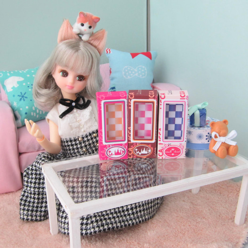 ミニチュアドール箱】撮影小物・ミニチュア箱・ミニチュア・リカちゃん 