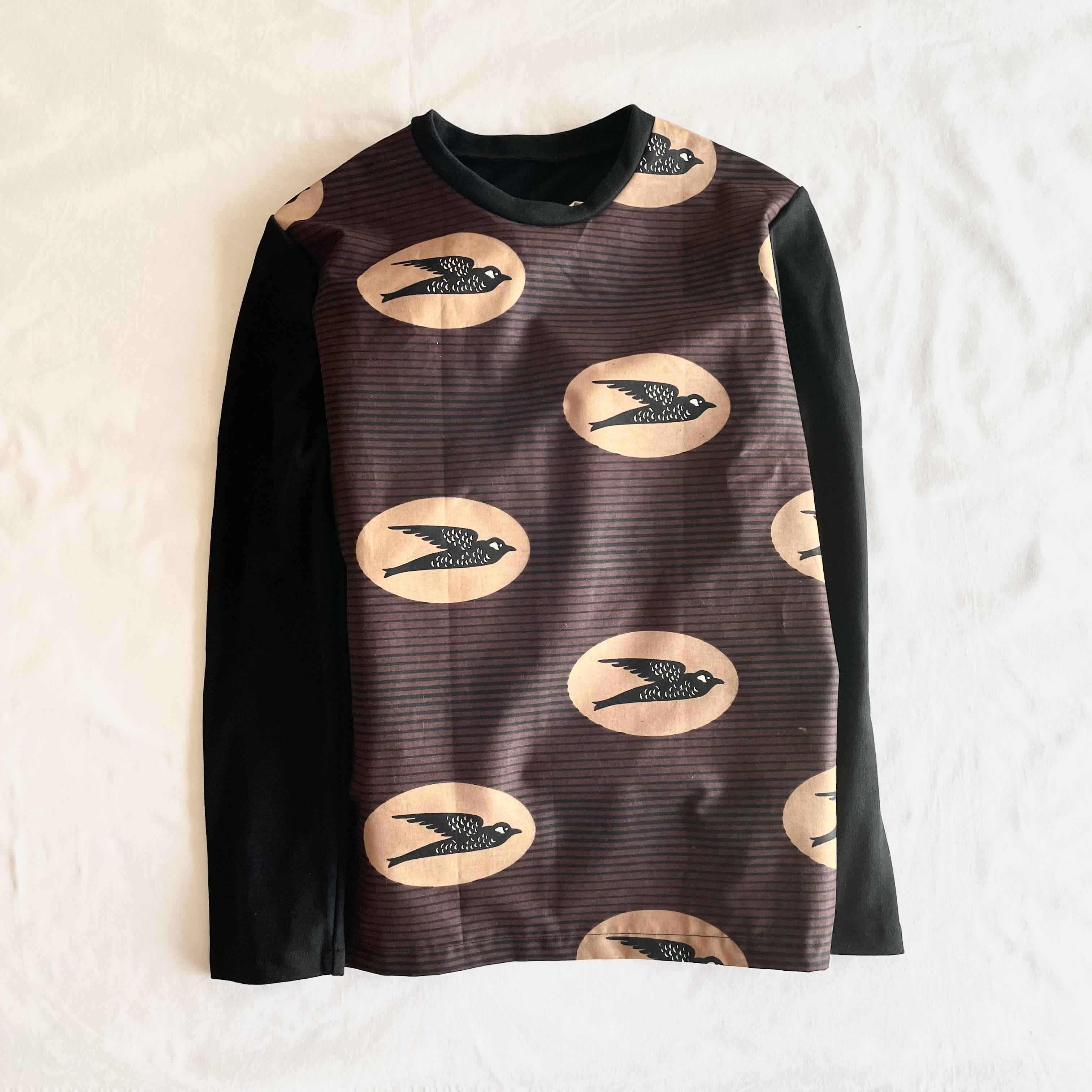 切り替えカットソー（ツバメ）