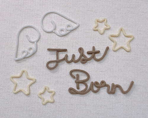 ウールレター  【Welcome Baby】◯ Welcome baby ウールレター - anemone'S GALLERY | minne byGMO