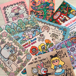 原画】貼り絵☆ハートのトランプ兵 イラスト wonder woods 通販