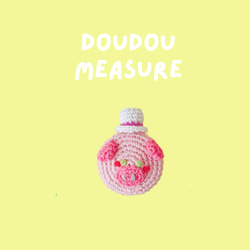 DouDou(ドゥドゥ)ぶたのあみぐるみメジャー ブタさんグッズ かぎ編み