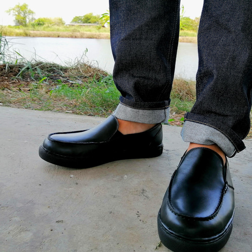 PRETA flex モカシン レディース スリッポン 本革 抗菌 防臭