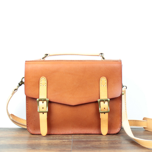 本革 クラシックレトロ ブリーフケース＆ショルダーバッグ ショルダー