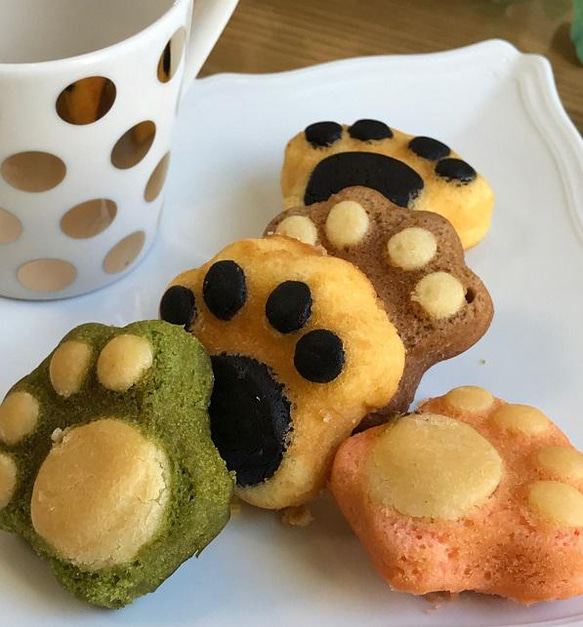 猫で笑顔！内祝い・贈り物　焼き菓子詰め合わせ【アートなネコボックス】プレゼント 5枚目の画像