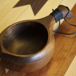 ウォールナット材ククサ 木のマグカップ ククサ KUKSA03 ウォールナット材 キャンプ