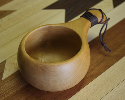 木のマグカップ ククサ KUKSA 24 北海道産白樺材 キャンプ