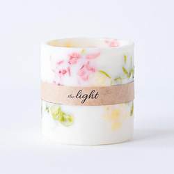 花咲くランタンキャンドル 〈火を灯さないキャンドル〉LEDキャンドル付き 1枚目の画像