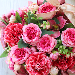 ローズとカーネーションのアレンジ♪母の日・誕生日ギフト 1枚目の画像