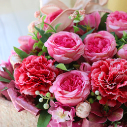 ローズとカーネーションのアレンジ♪母の日・誕生日ギフト 2枚目の画像