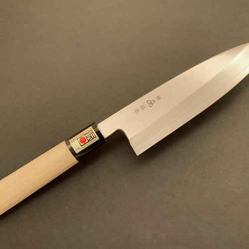 白鋼 霞研 船行（片刃文化包丁） 180mm 包丁・ナイフ