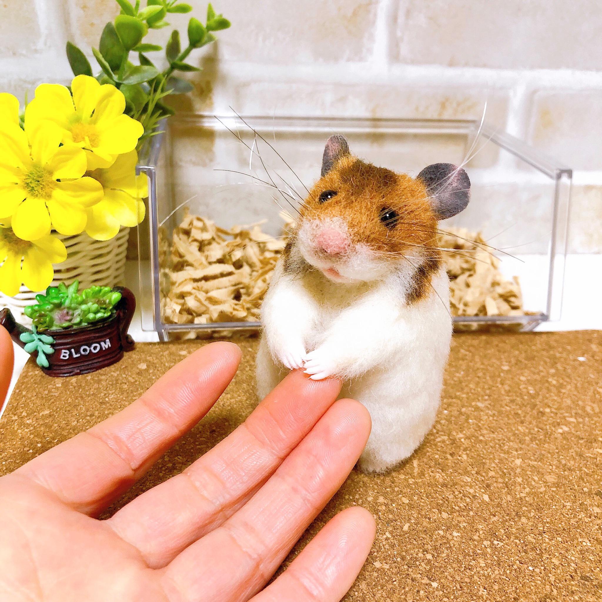 【羊毛フェルト】ハムスター★オーダー（apple mango）