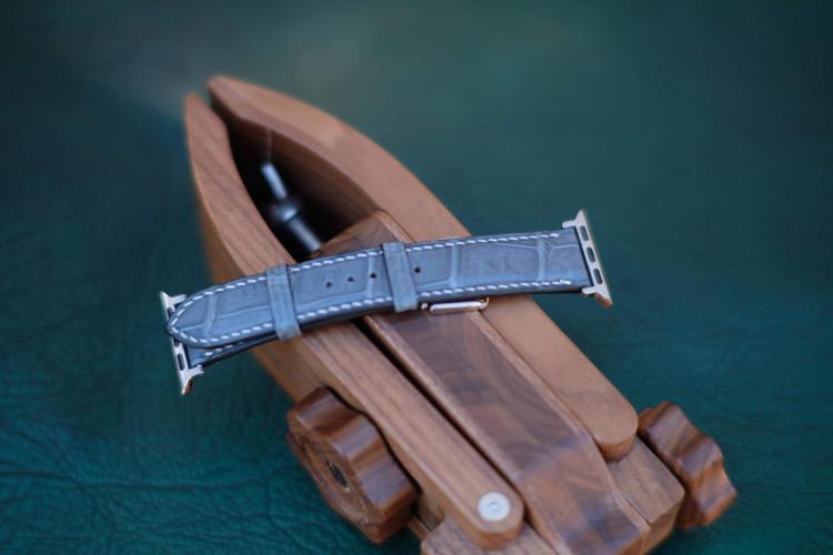 アップルウォッチ時計ベルト高級ワニ革時計ベルト