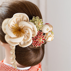 つまみ細工 髪飾り 成人式 結婚式 七五三 753 卒業式 振袖 和装
