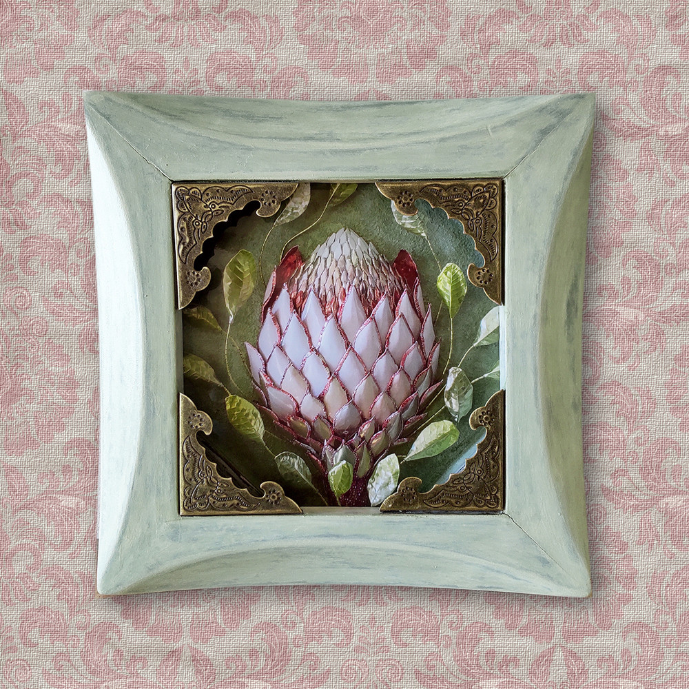 絵画 額縁付 プロテア protea プロテア 額縁付 protea 絵画