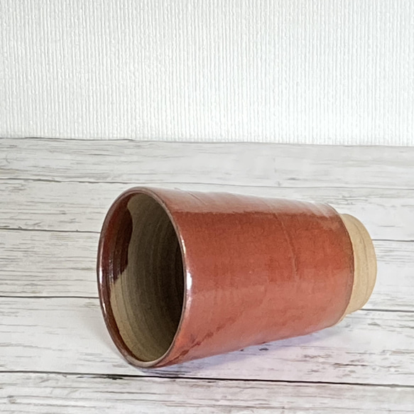 陶器 フリーカップ スリム 送料無料 5枚目の画像