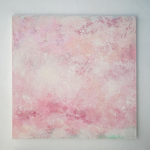 春満開の桜色のアートパネル（Cherry #530090）砂糖菓子のような