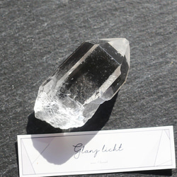 レコードキーパー付き トマス産ポイントクォーツ 天然石 鉱物 水晶 希少 8枚目の画像