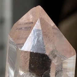 レコードキーパー付き トマス産ポイントクォーツ 天然石 鉱物 水晶 希少 12枚目の画像