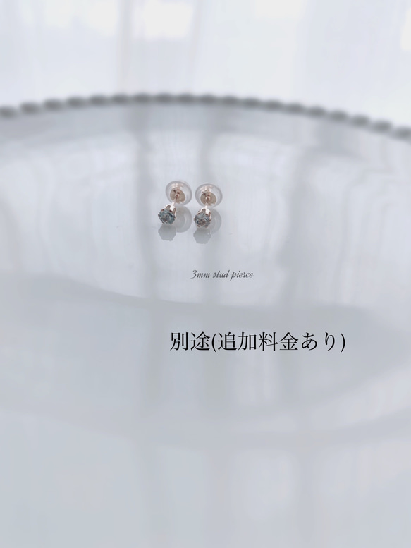 【アクアマリン】3月誕生石✴︎2way K10YG New Simple Necklace 6枚目の画像